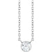 Ladies Natural Diamond Necklace (Si2-Si3, G-H) — Platinum