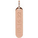 Ladies Natural Diamond Engravable Bar Pendant (Si2-Si3, G-H) — 14K Rose Gold