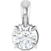 Ladies Natural Diamond Pendant (I1, G-H) — 14K White Gold