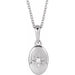 Ladies Natural Diamond Star Necklace (I1, G-H) — Sterling Silver