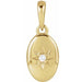 Ladies Natural Diamond Star Pendant (I1, G-H) — 14K Yellow Gold