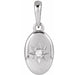 Ladies Natural Diamond Star Pendant (Si2-Si3, G-H) — Platinum
