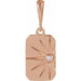 Ladies Natural Diamond Sun Pendant (I1, G-H) — 14K Rose Gold