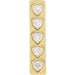 Ladies Natural Diamond Pendant (I1-I2, Ghi) — 14K Yellow Gold