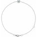 Ladies Natural Diamond 6 1/2-7 1/ Bracelet (I1, G-H) — Sterling Silver
