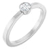 Ladies Natural Diamond Ring (SI2-SI3, G-H) — Platinum