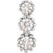 Ladies Natural Diamond Three-Stone Pendant (I1-I2, Ghi) — 14K White Gold