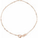 Ladies Natural Diamond Bracelet (Si2-Si3, G-H) — 14K Rose Gold