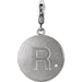 Ladies Natural Diamond Initial R Charm/Pendant (I2, G-H) — Sterling Silver