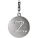 Ladies Natural Diamond Initial Z Charm/Pendant (I2, G-H) — Sterling Silver