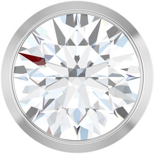 Ladies Natural Diamond Slide Pendant (I1, G-H) — Platinum