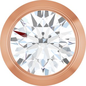 Ladies Natural Diamond Slide Pendant (I1, G-H) — 14K Rose Gold