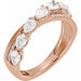 Ladies Natural Diamond Ring (I1, G-H) — 14K Rose Gold