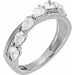 Ladies Natural Diamond Ring (I1, G-H) — 14K White Gold
