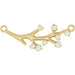 Ladies Natural Diamond Branch Necklace Center (I1, G-H) — 14K Yellow Gold