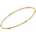 Lab-Grown Diamond Bezel-Set Bangle Bracelet