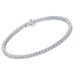 4 Prong Round Tennis Bracelet - Platinum, 2.00 Ct (12342) Databazaar.com