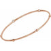 Lab-Grown Diamond Bezel-Set Bangle Bracelet