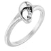 Ladies Natural Diamond Ring (I1, G-H) — Sterling Silver