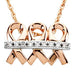 Ladies 14K Rose/ Natural Diamond Me and My Two Friends® Necklace (Si2-Si3, G-H) — 14K Rose/White Gold