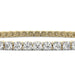 4 Prong Round Tennis Bracelet - 14k Yellow Gold, 12.00 Ct (12359) Databazaar.com