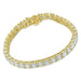 4 Prong Round Tennis Bracelet - 14k Yellow Gold, 12.00 Ct (12359) Databazaar.com