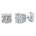 4 Prong Round Studs - 14k White Gold, 0.50 Ct (12379) Databazaar.com