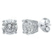 4 Prong Round Studs - Platinum, 0.50 Ct (12381) Databazaar.com