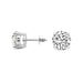 4 Prong Round Studs - 14k White Gold, 3.00 Ct (12394) Databazaar.com