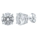 4 Prong Round Studs - 14k White Gold, 3.00 Ct (12394) Databazaar.com