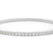 4 Prong Round Flexi Tennis Bangle - 14k White Gold, 1.00 Ct (12435) Databazaar.com