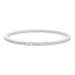 4 Prong Round Flexi Tennis Bangle - 14k White Gold, 1.00 Ct (12435) Databazaar.com