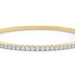 4 Prong Round Flexi Tennis Bangle - 14k Yellow Gold, 1.00 Ct (12436) Databazaar.com