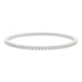 4 Prong Round Flexi Tennis Bangle - 14k White Gold, 2.00 Ct (12438) Databazaar.com