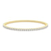 4 Prong Round Flexi Tennis Bangle - 14k Yellow Gold, 5.00 Ct (12448) Databazaar.com
