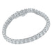 4 Prong Round Tennis Bracelet - Platinum, 12.00 Ct (12474) Databazaar.com