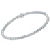 4 Prong Round Tennis Bracelet - Platinum, 2.00 Ct (12480) Databazaar.com