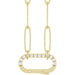 Ladies Natural Diamond Charm Necklace (I1, G-H) — 14K Yellow Gold