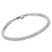 4 Prong Round Tennis Bracelet - Platinum, 4.00 Ct (12486) Databazaar.com