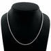 4 Prong Round Tennis Necklace - 14k White Gold, 10.00 Ct (12490) Databazaar.com