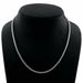 4 Prong Round Tennis Necklace - 14k White Gold, 10.00 Ct (12490) Databazaar.com