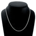 4 Prong Round Tennis Necklace - Platinum, 15.00 Ct (12495) Databazaar.com