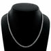4 Prong Round Tennis Necklace - 14k White Gold, 20.00 Ct (12496) Databazaar.com