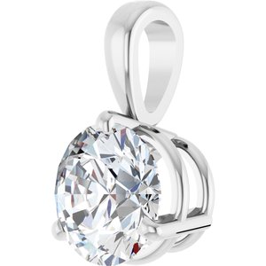 Lab-Grown Diamond Solitaire Pendant - Style 23559