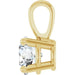 Lab-Grown Diamond Solitaire Pendant - Style 28392