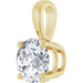 Lab-Grown Diamond Solitaire Pendant - Style 28392