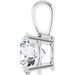 Lab-Grown Diamond Solitaire Pendant - Style 28392