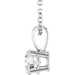 Lab-Grown Diamond Solitaire Necklace - Style 28392