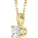 Lab-Grown Diamond Solitaire Necklace - Style 28392