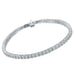 4 Prong Round Tennis Bracelet - 14k White Gold, 4.00 Ct (12583) Databazaar.com